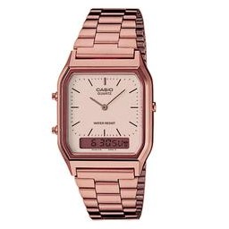 Casio rose shop gold analog