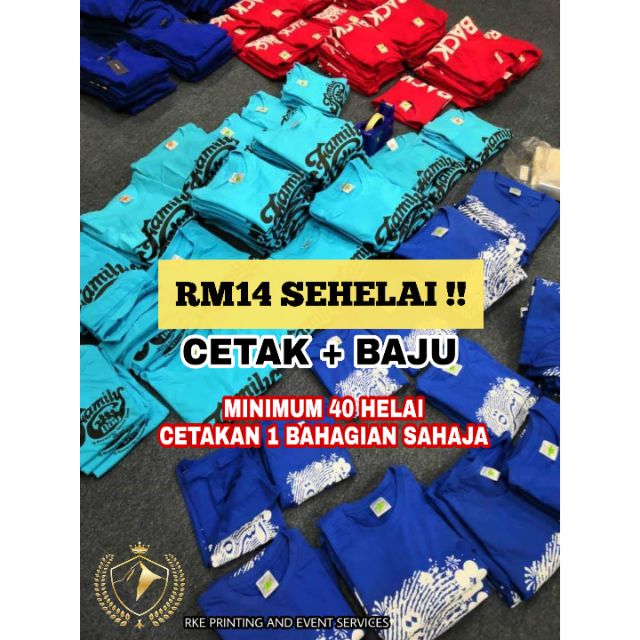 Printing baju hot sale murah