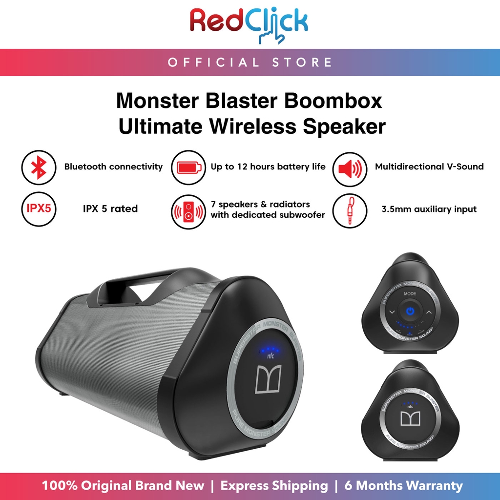 Monster blaster outlet speaker