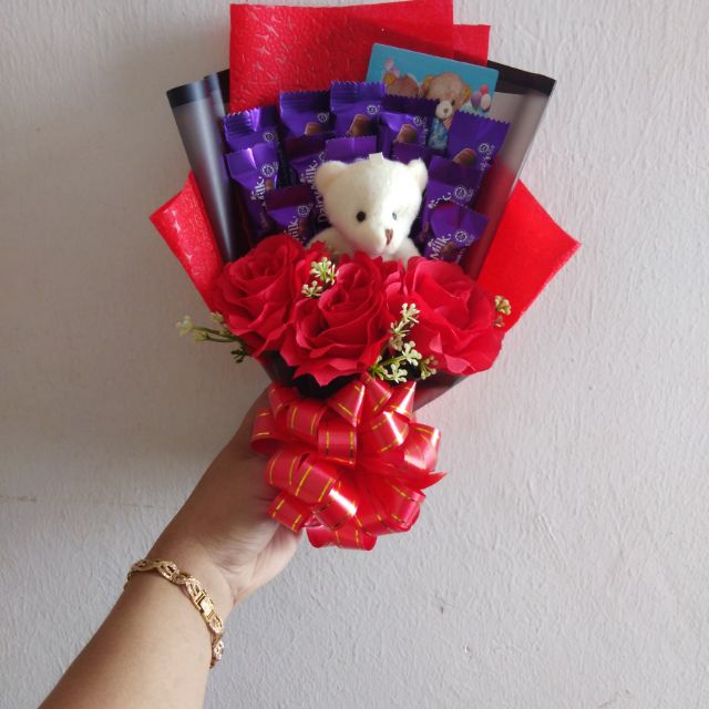 Teddy bear cheap chocolate bouquet