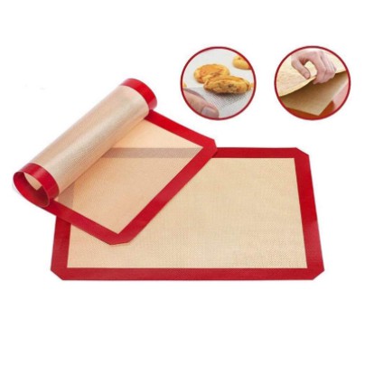 17Inch Stainless Steel Adjustable Rolling Pin Silicone Baking Mat Non-Stick  Fondant Dough Rolling Pad Oven Liner Kitchen Utensil