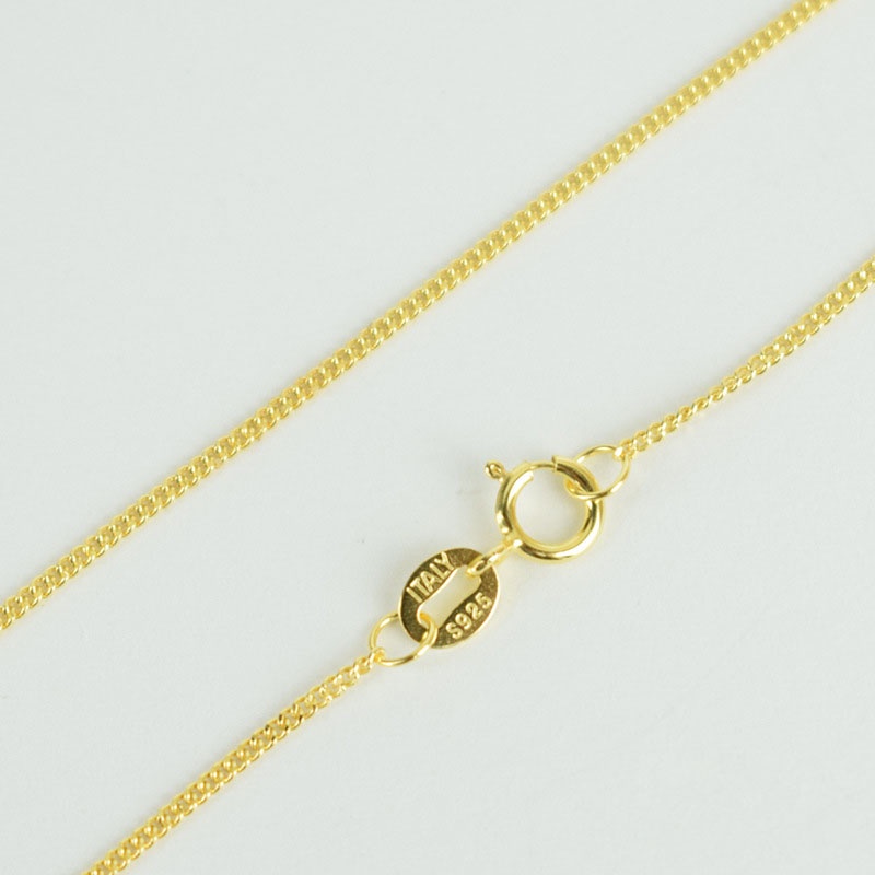 925 on sale gold chain