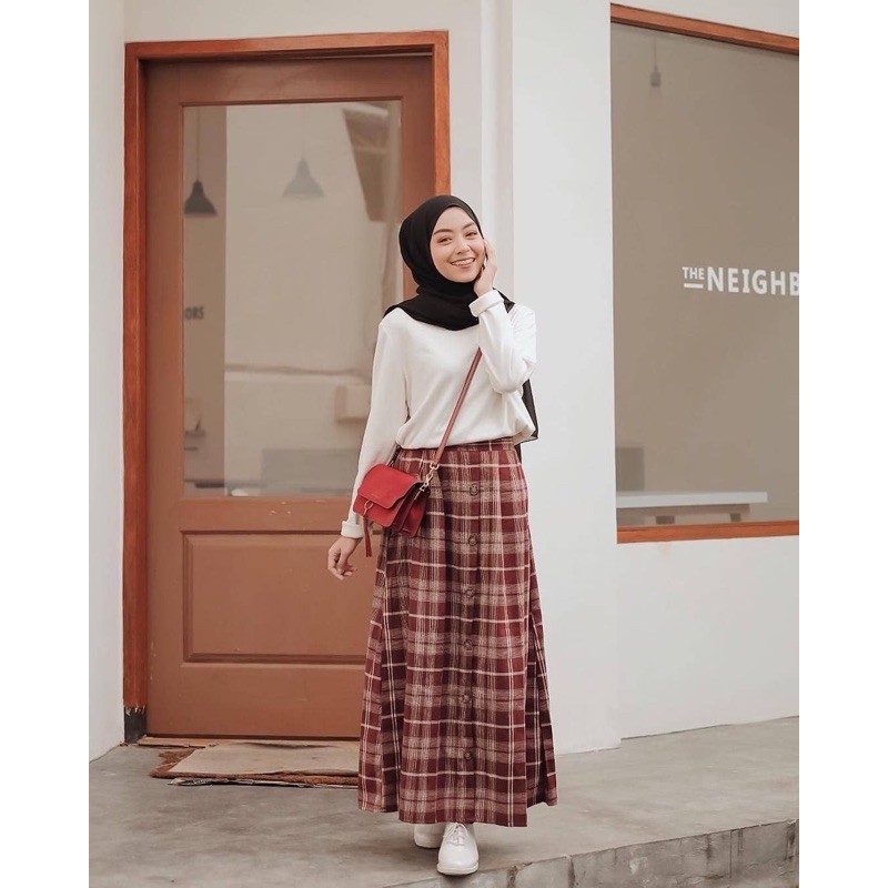 Ootd skirt outlet hijab