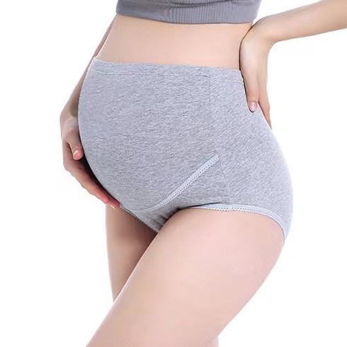 Pregnant Woman Underwear 100% Cotton Pink Grey Blue Maternity