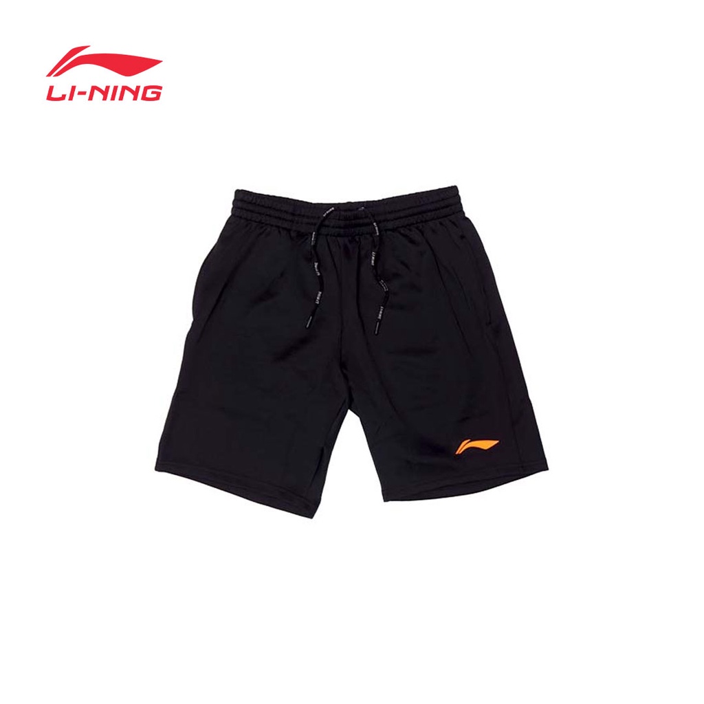 LI-NING SHORTS AKSR533-2 - BLACK / LIME - Badminton Supplies S.A.