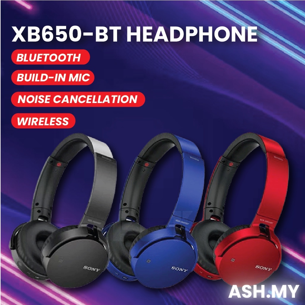 Sony xb650bt extra bass best sale bluetooth headphones