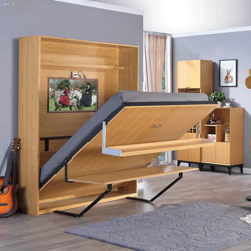 Invisible bed folding on sale wall mounted