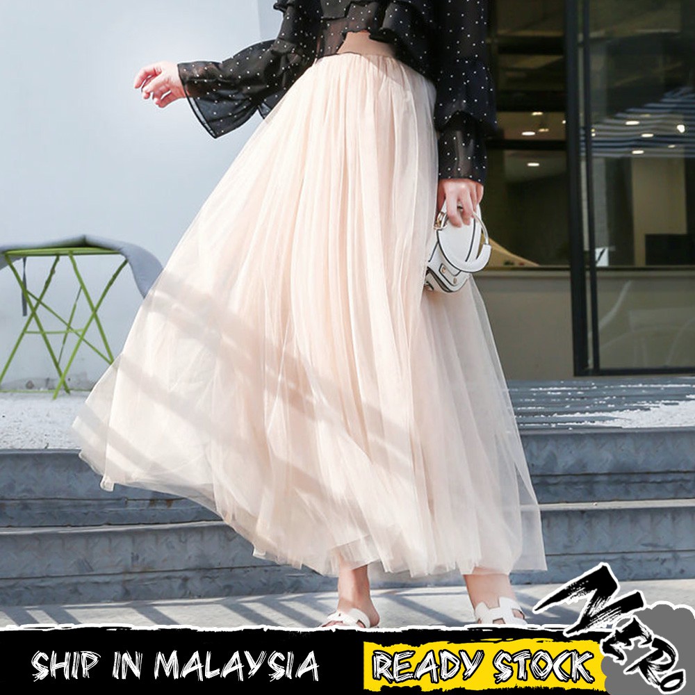 Tulle skirt malaysia sale