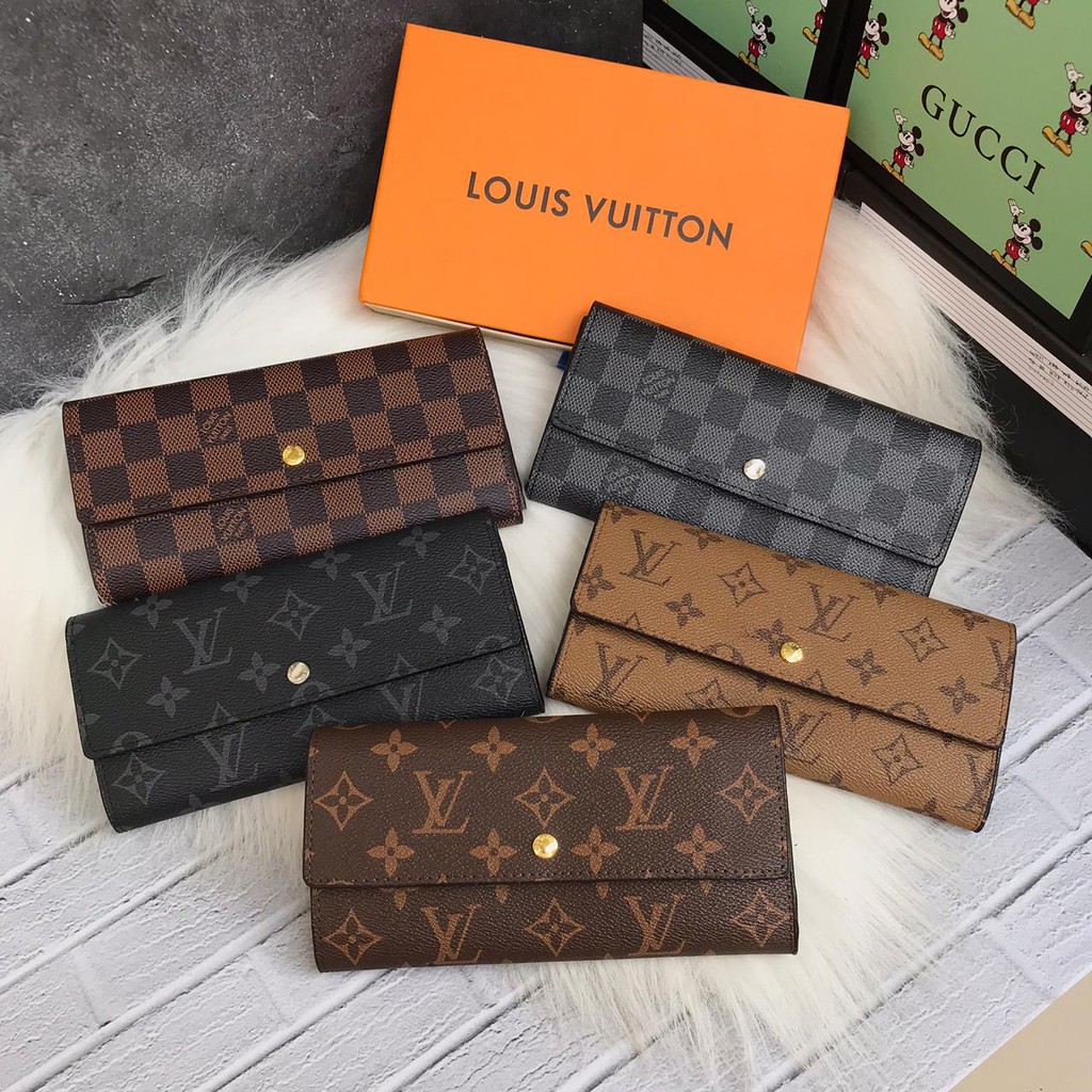 Lv discount long purse