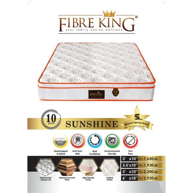 Fibre king outlet mattress