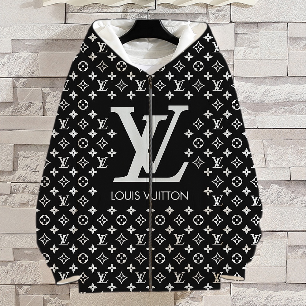 Louis Vuitton Hoodie BLACK. Size Xs