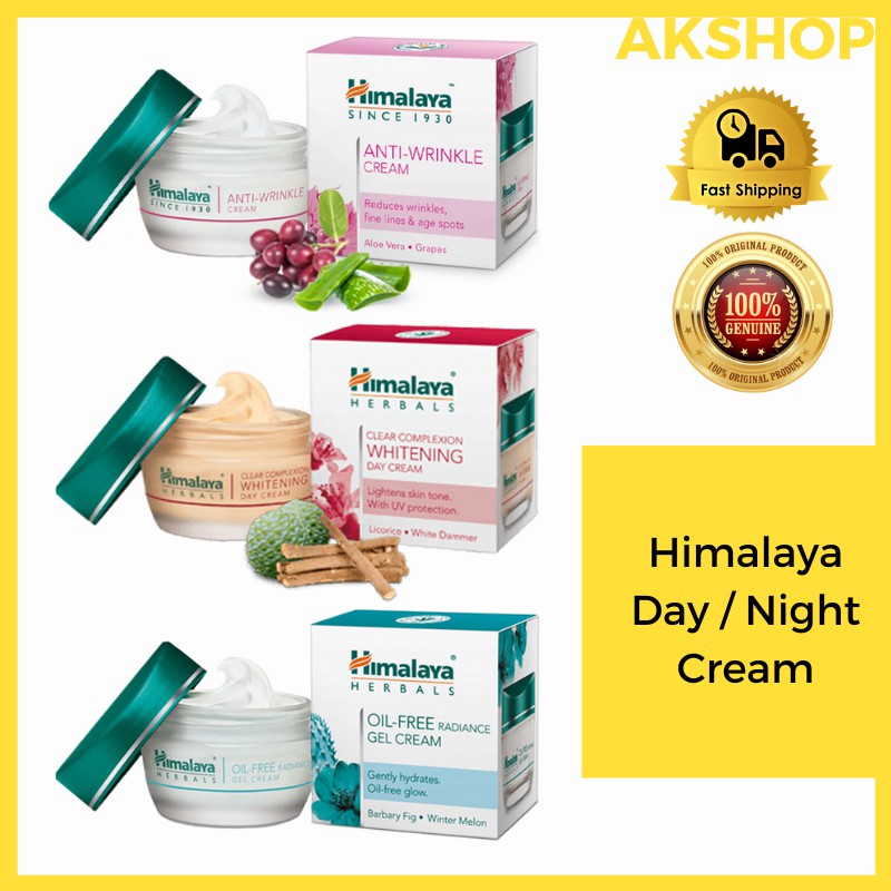 Himalaya Day Cream Night Cream Clear Complexion Whitening Day