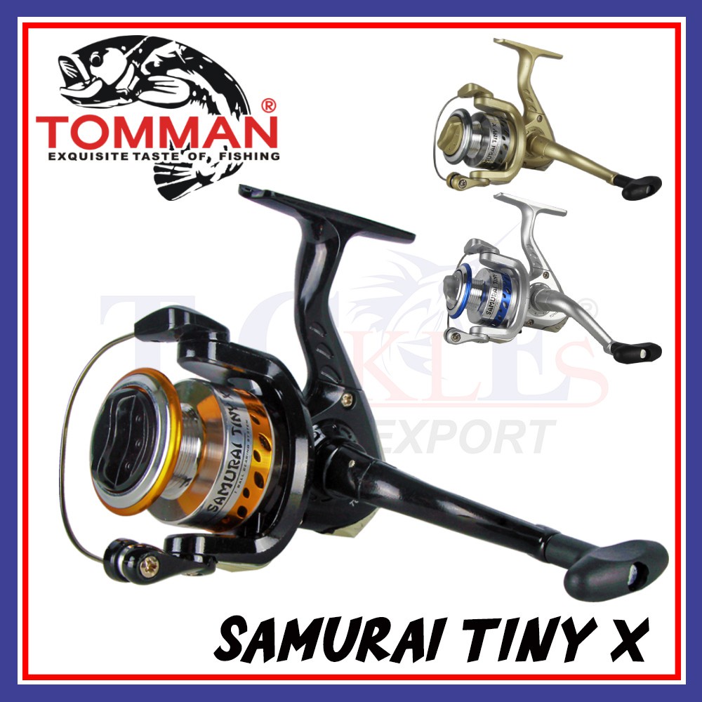 ▤✇▧(1BB) Tomman Samurai Tiny X Fishing Reel / Mesin Pancing Udang