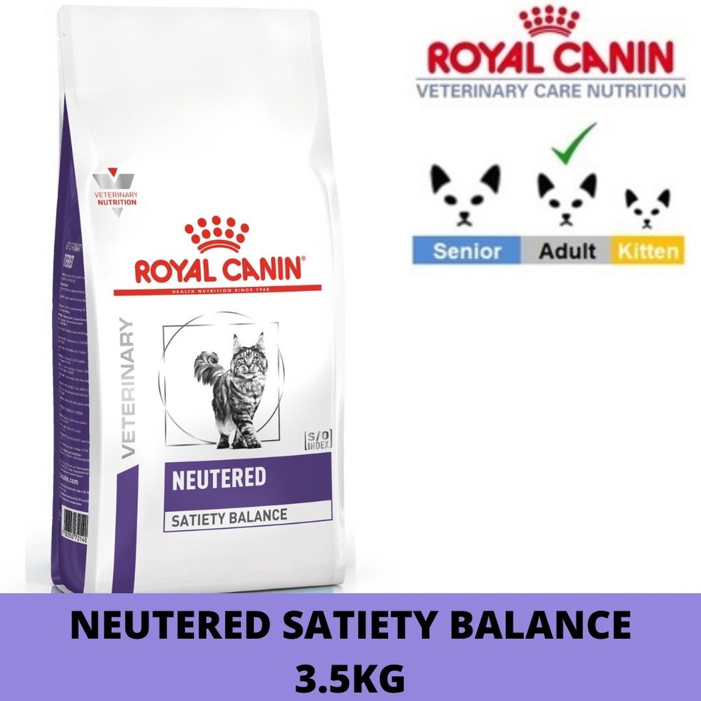 Royal Canin Veterinary Chat Neutered Satiety Balance 3,5kg