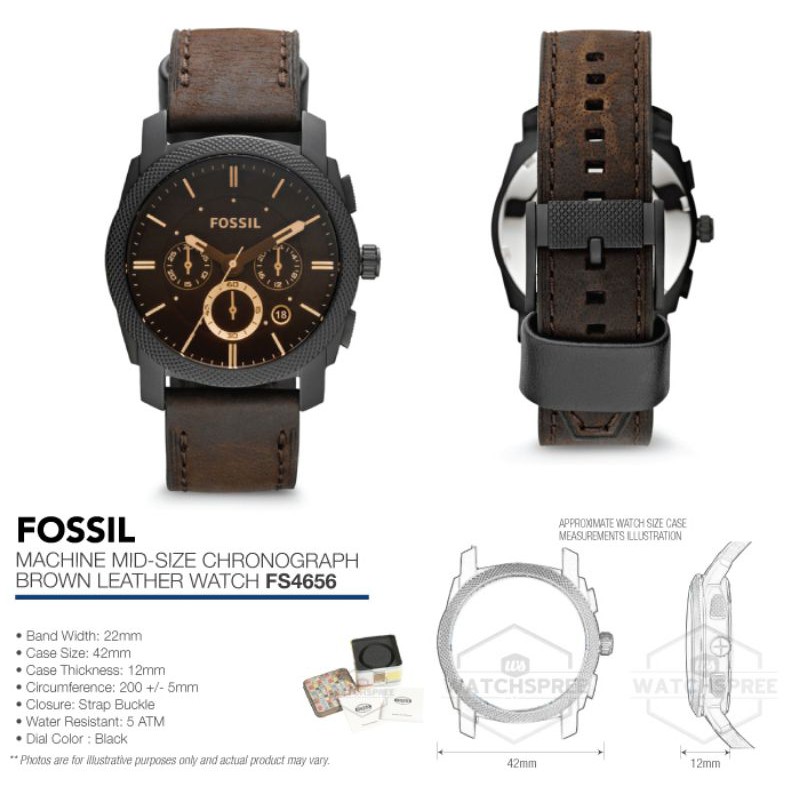 Ticker fs4656 leather hot sale analog men's watch