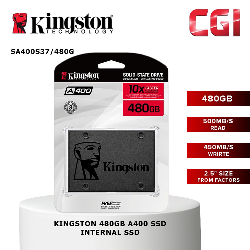 Kingston 480GB A400 SSD (SA400S37/480G)