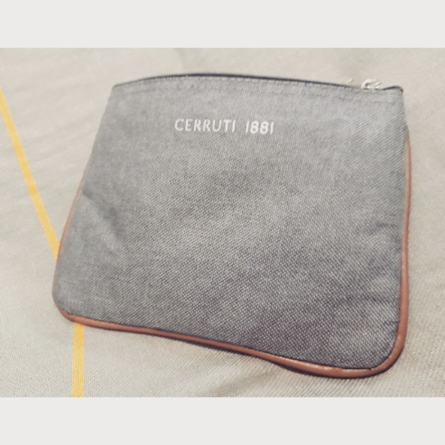 Lufthansa Airlines Cerutti 1881 cosmetic pouch Shopee Malaysia