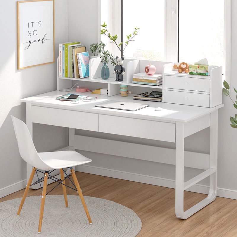 White study deals table chair