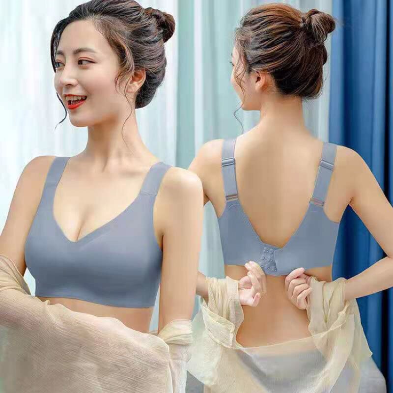 🇲🇾ready stock】 Thai latex bra(尚品大肩带)Adjustable Straps Super Comfortable  Seamless Bra