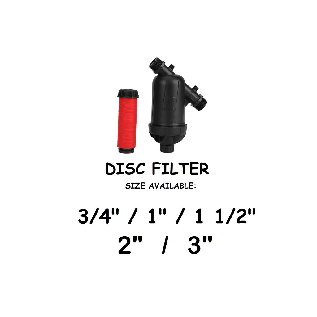 MODULAR 100 MANUAL DISC FILTER Y STRAINER HDPE 3/4,1,1 1/2,2 INCH BSP (Y  TYPE) (120MESH/130MICRON)