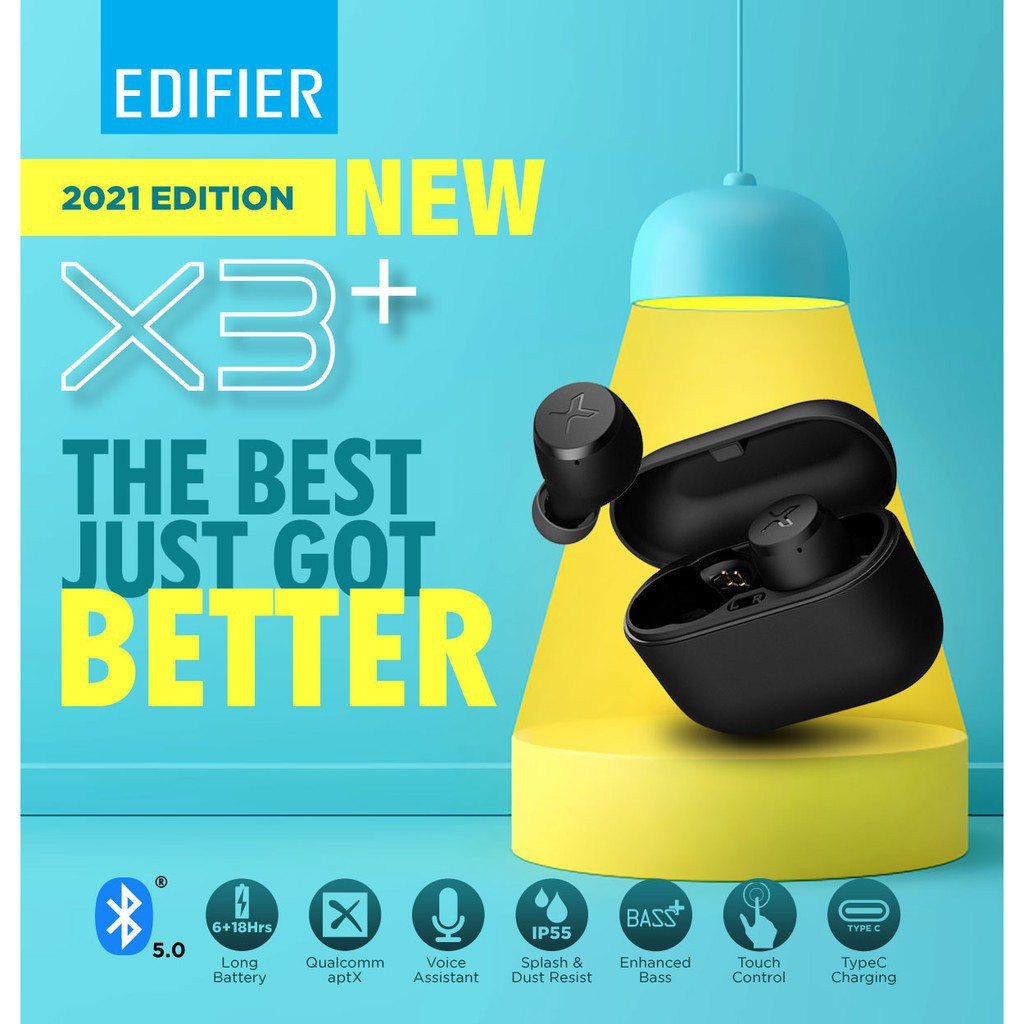 Edifier x3 best sale battery indicator