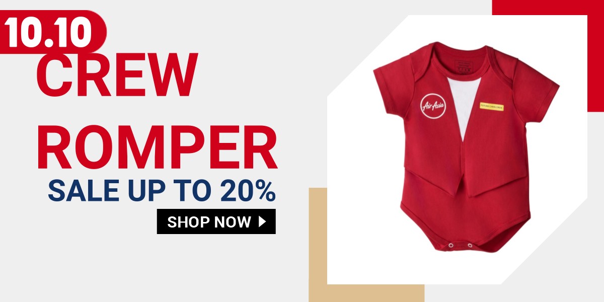 Airasia baby outlet romper