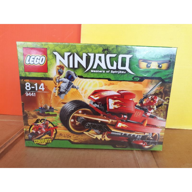 LEGO Ninjago Masters of Spinjitsu 9441 Kai s Blade Cycle Shopee