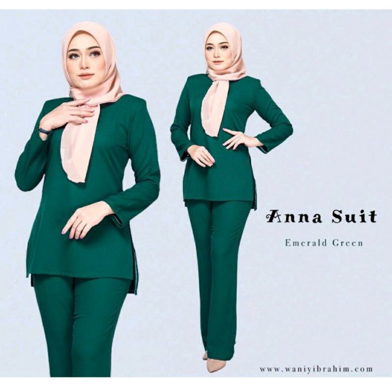 HERNIES SUIT AMIRA SET BLOUSE AND PALAZO BLOUSE MUSLIMAH WEAR MUSLIMAH  BLOUSE LABUH WITH PALAZO SET WARDA SUIT