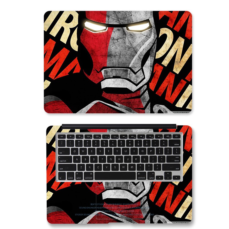 Iron man laptop outlet cover