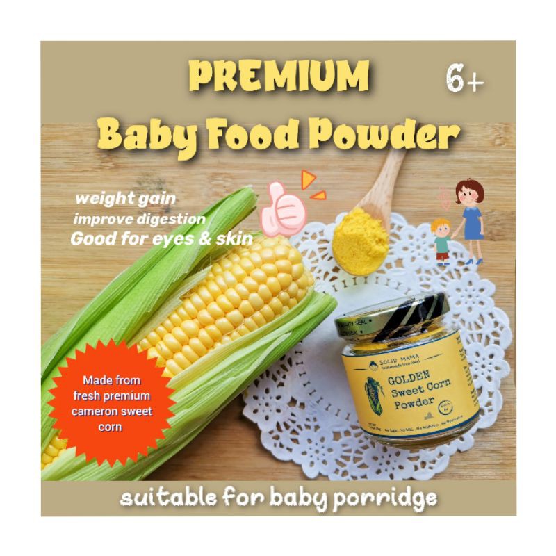 Sweet corn porridge for hot sale baby