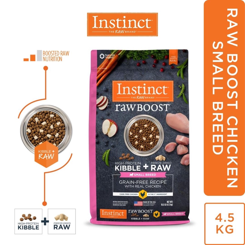 Instinct raw hotsell boost small breed