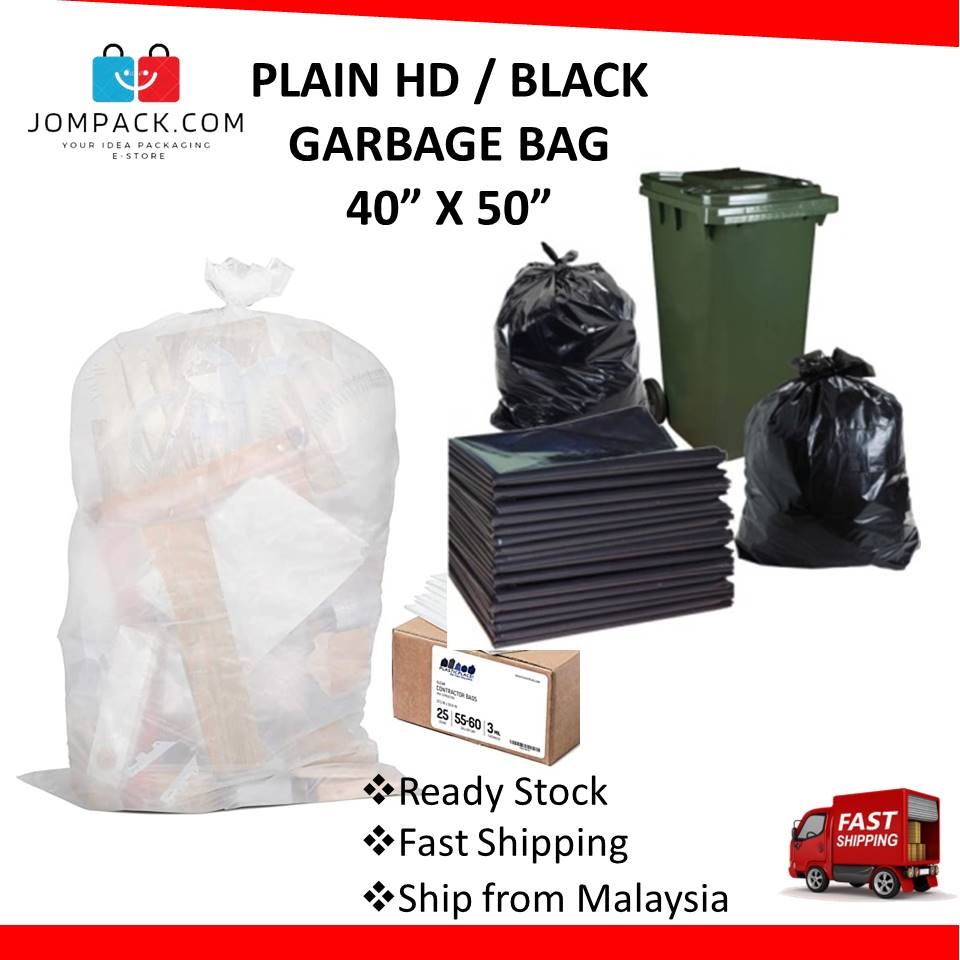 JUMBO GARBAGE BAG, 40 x 50