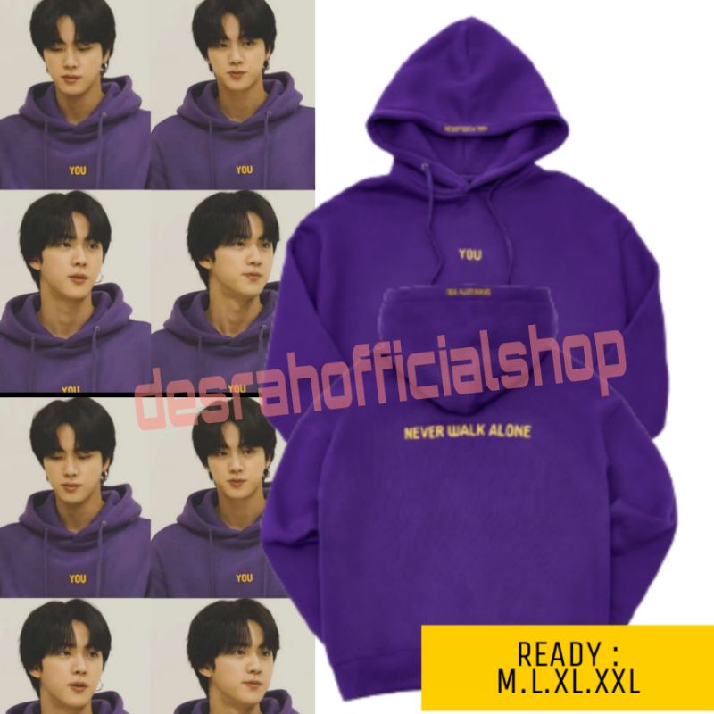 Shop Bts Jimin Hoodie Jacket You Never Walk Alone online