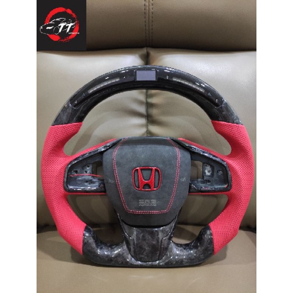 Carbon fiber honda on sale civic steering wheel