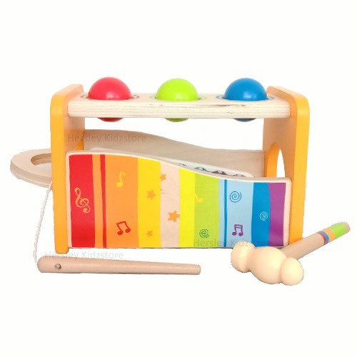 Hape early melodies pound and best sale tap bench