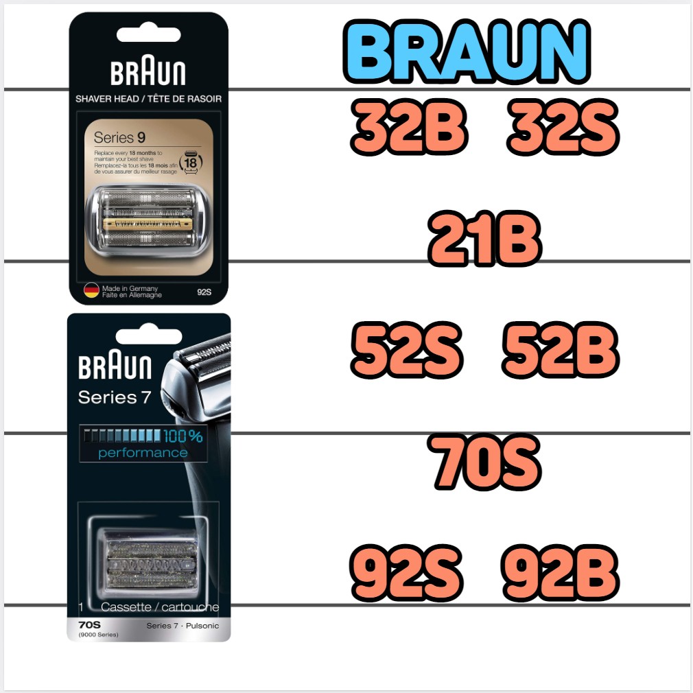 for Braun Series 3 390cc-4 370cc-4 Shaver Replacement 32B Foil