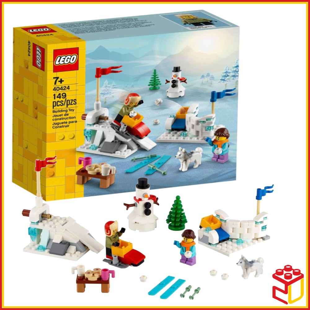 Lego winter best sale snowball fight 40424