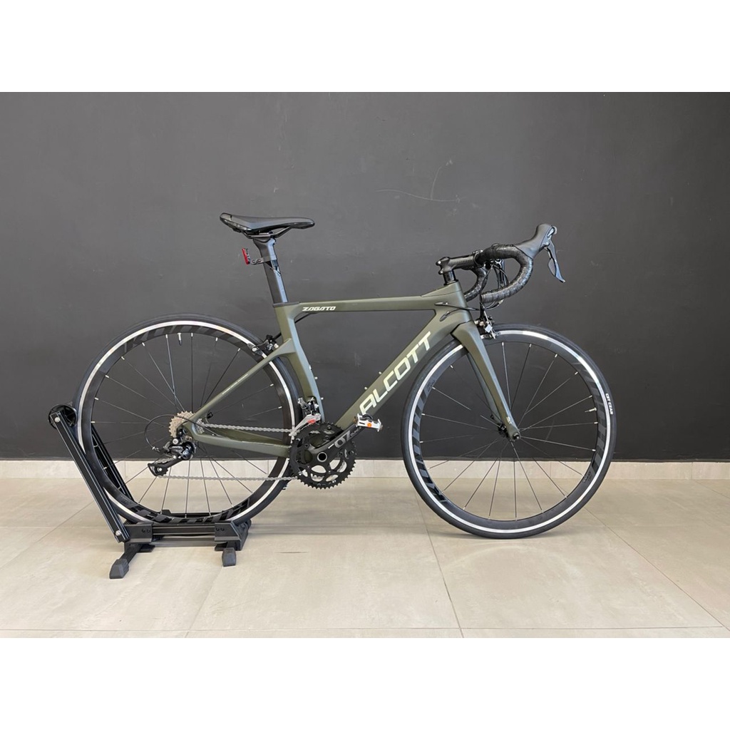 ALCOTT ZAGATO S SHIMANO SORA 18 SPEED 2 X 9 CARBON ROAD BIKE COME