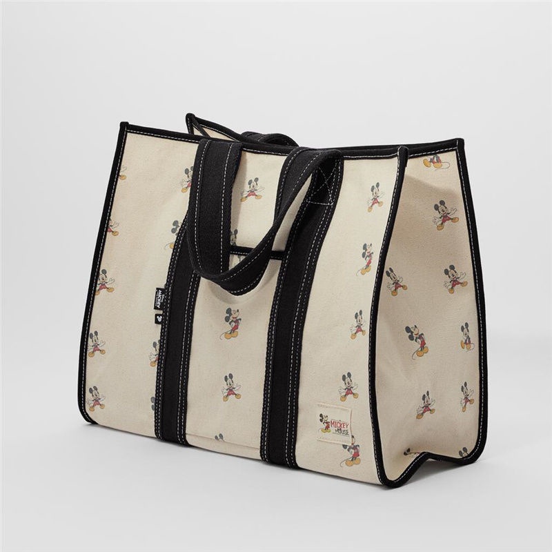 Zara mickey discount mouse tote bag