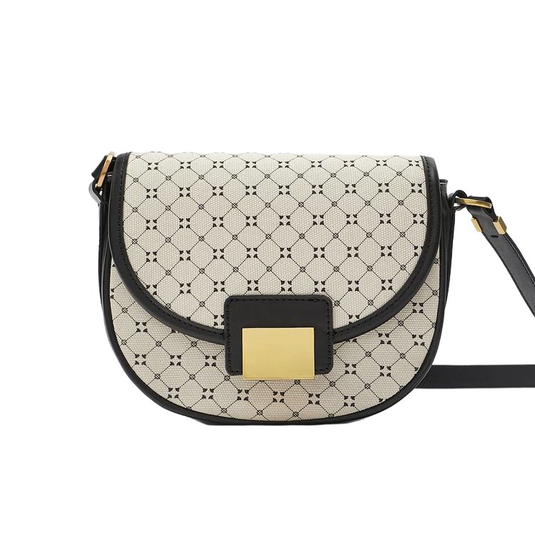 Zara geometric shop print crossbody bag