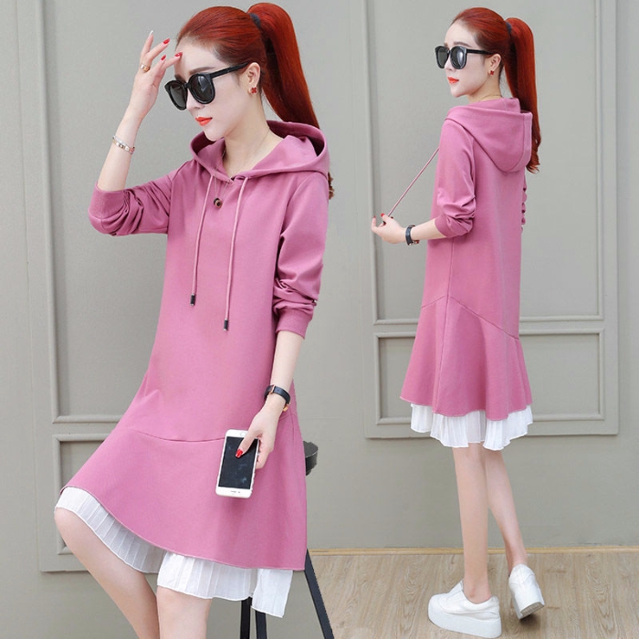 Korean hoodie outlet dress