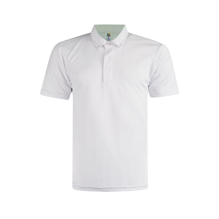 Plain white collared t-shirt sale