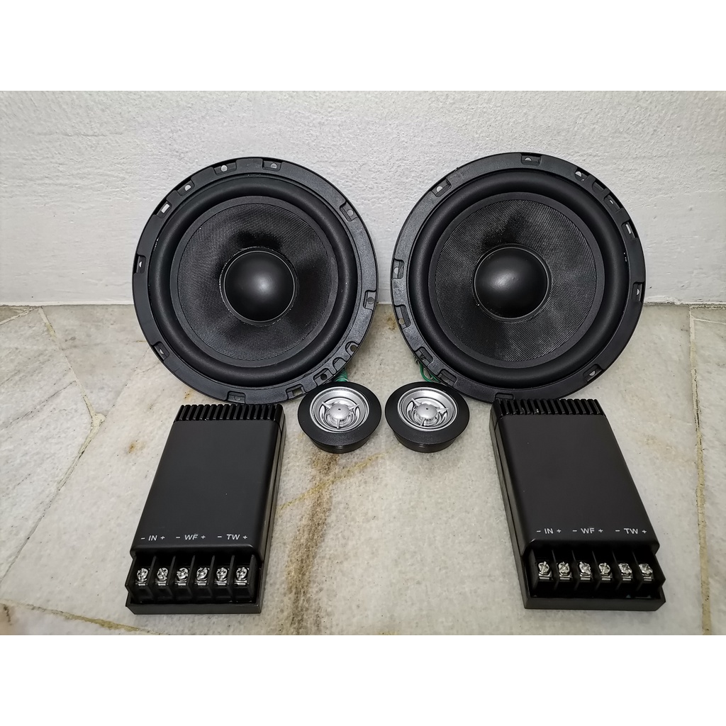 Component speakers in front and best sale rear doors