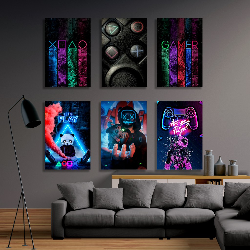 Gamer on sale wall art