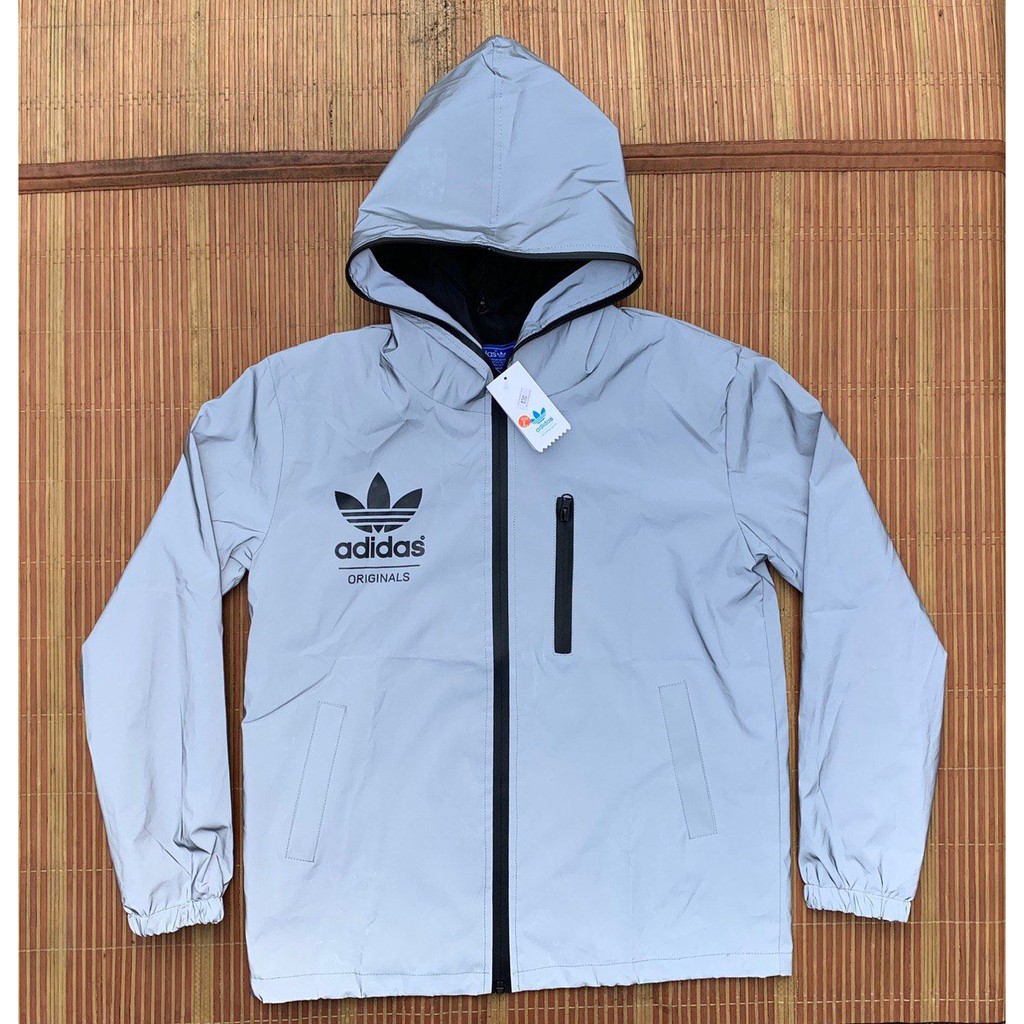 Adidas men's hot sale reflective jacket