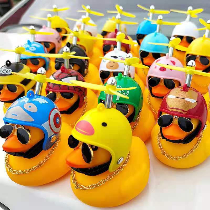 Yellow duck 2024 with helmet