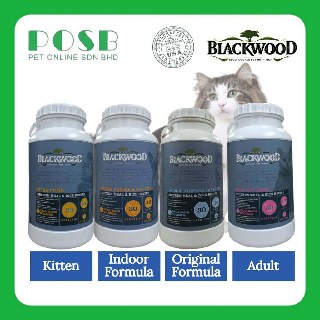 Blackwood Cat Food 1.8kg 4 flavours Makanan Kucing Shopee