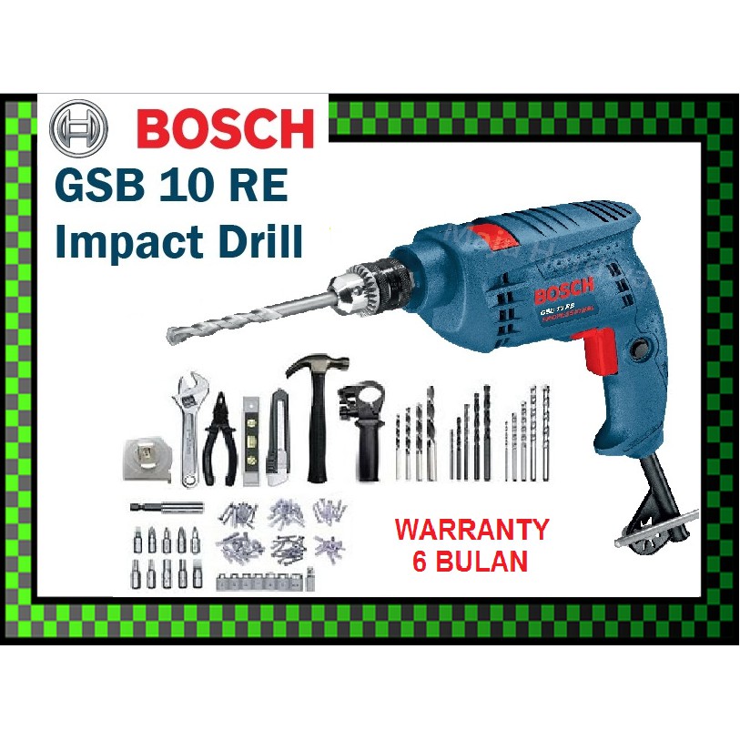 BOSCH GSB 10 RE IMPACT DRILL 500W Shopee Malaysia