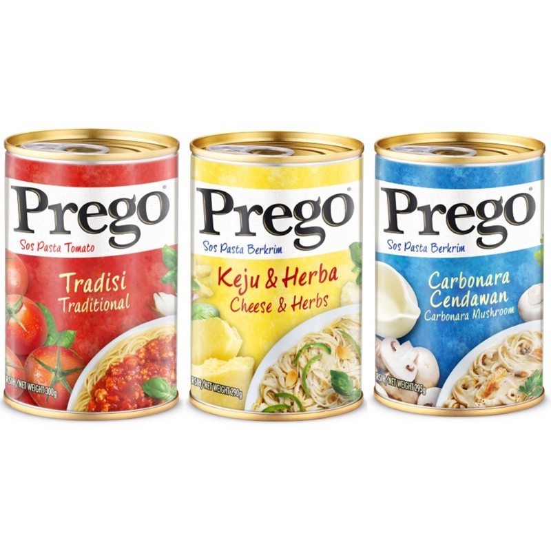 Prego pasta sauce 290g - 300g