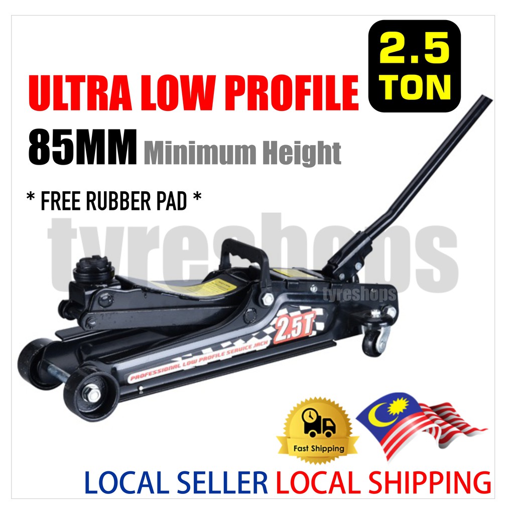 2.5 TON HEAVY DUTY LOW PROFILE MINI FLOOR JACK SERVICE JACK GARAGE